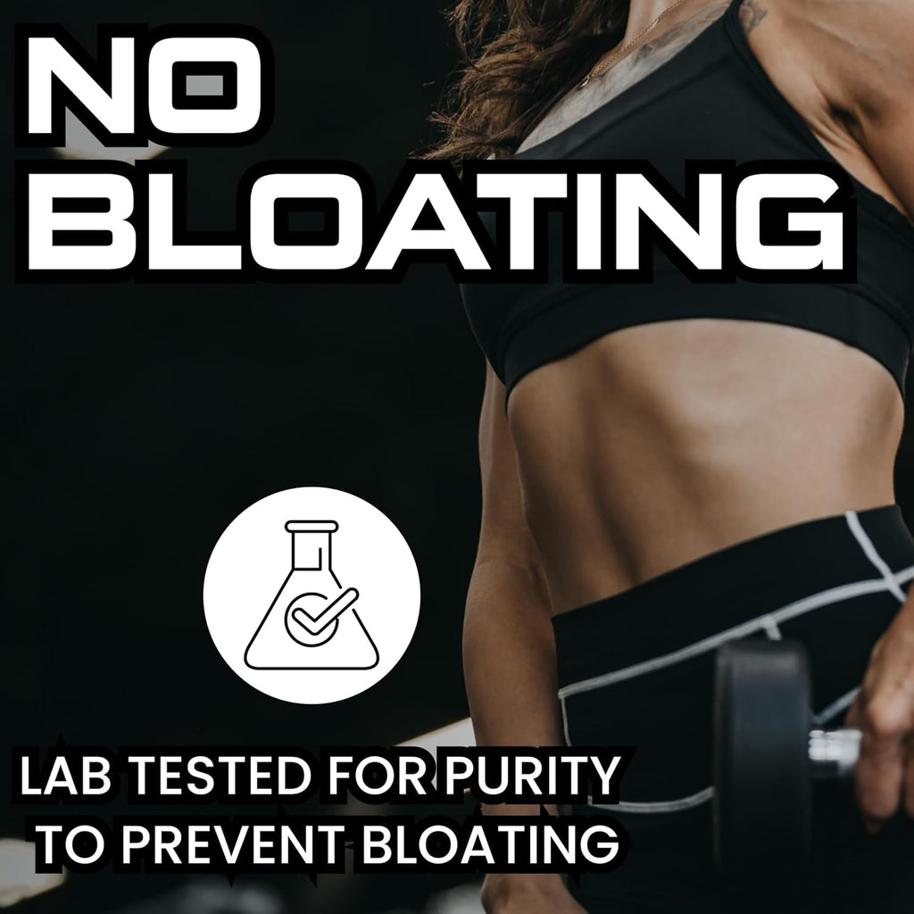 Bucked up Pure Micronized Creatine Monohydrate for Women and Men - Easy to Mix and Unflavored - 5G per Serving - 50 Servings - 250 Grams per Container