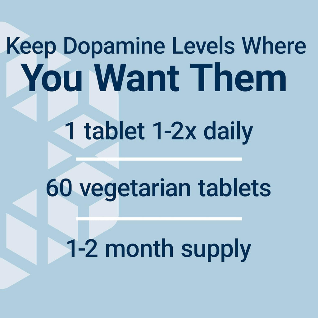 Life Extension Dopa-Mind™, Dopamine Support Supplement, Supports Cognitive Performance, Healthy Dopamine Production, Gluten-Free, Non-Gmo, Vegetarian, 60 Tablets