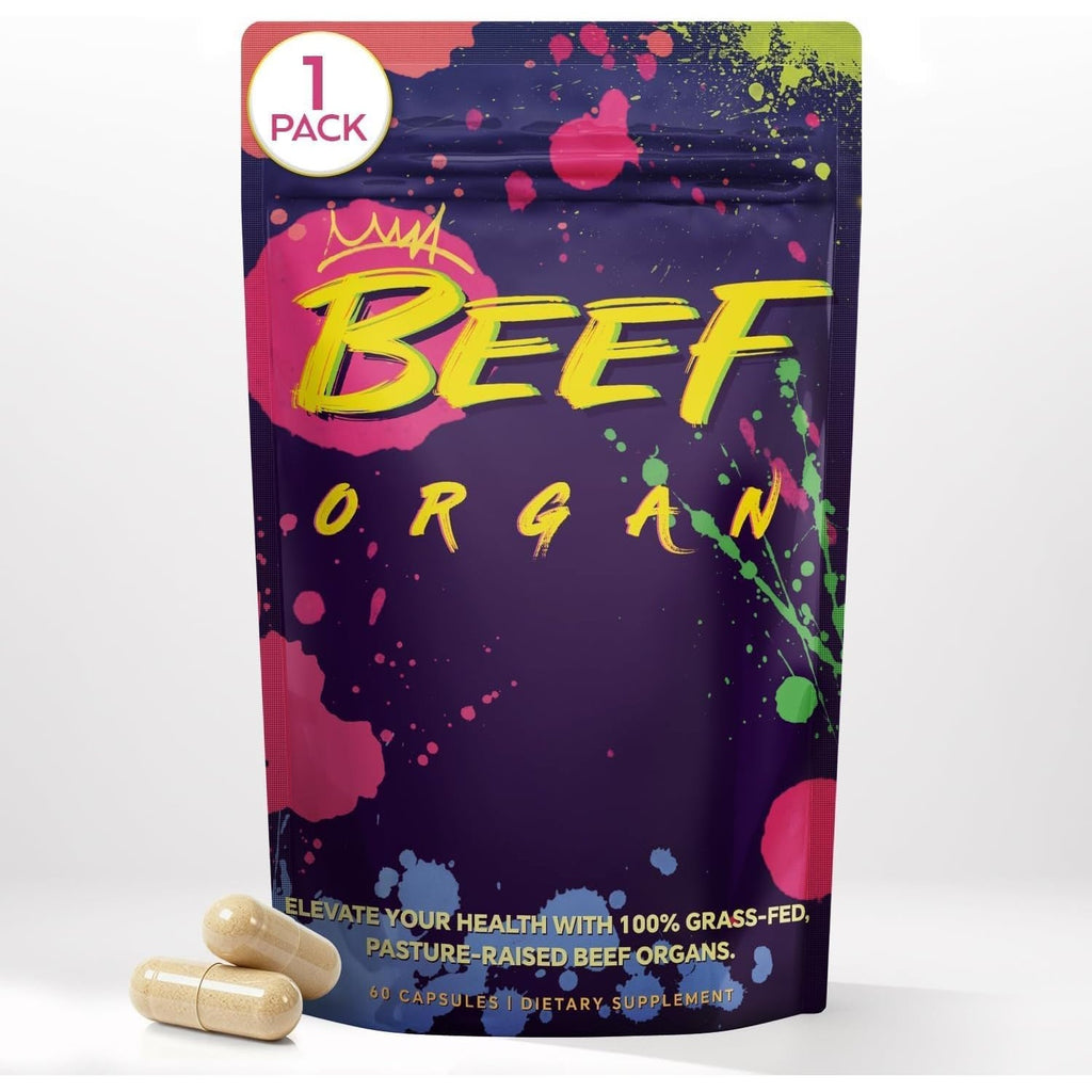 Female Beef Organ Supplement – Grass Fed & Pasture Raised – Beef Liver, Kidney, Uterus, Heart – Supports Hormone Balance, Energy, & Wellness – Grass Fed Natural Superfood for Women, 30 Days Supply