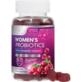 Probiotics for Women Gummies with Cranberry - 6 Premium Strains for PH Balance - Women Probiotics for Digestive Health, Vaginal & Immune Support, Women'S Probiotic Feminine Health Gummy - 60 Gummies