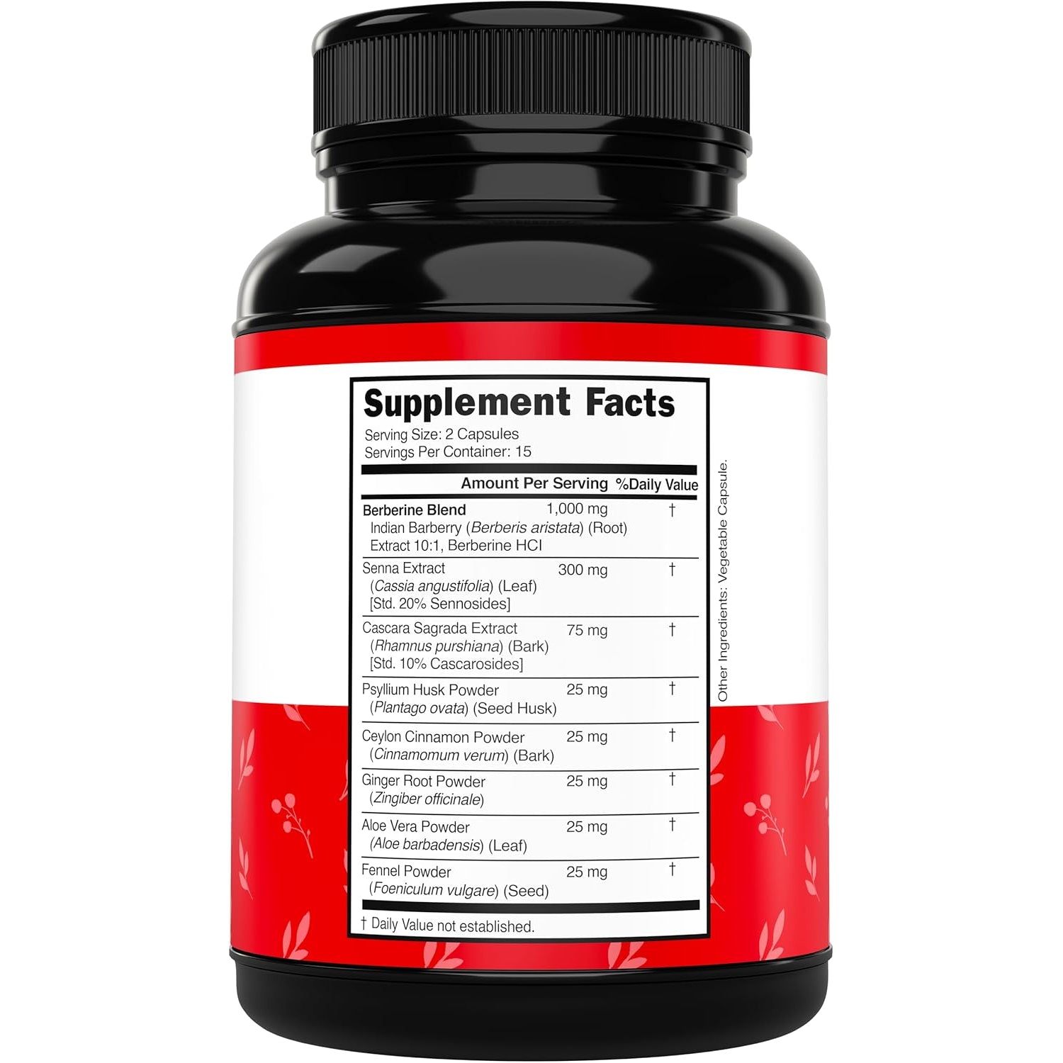 GLP-1 Supplement for Women & Men (30 Count) GLP1 Berberine 15 Day Gut Cleanse Detox & Cleanse Metabolism Support with Ceylon Cinnamon , Senna Leaf & More - Third Party Tested , Vegan Safe - USA Made