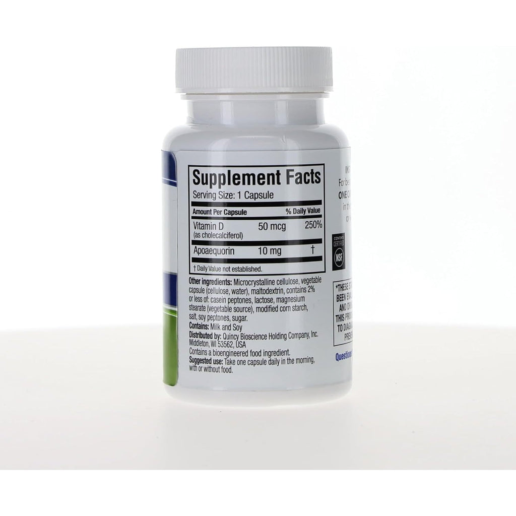 Prevagen Regular Strength - 30 Capsules (1 Month Supply) | Formulated for Your Brain | 10Mg of Apoaequorin plus Vitamin D3 with 7-Day Pill Minder