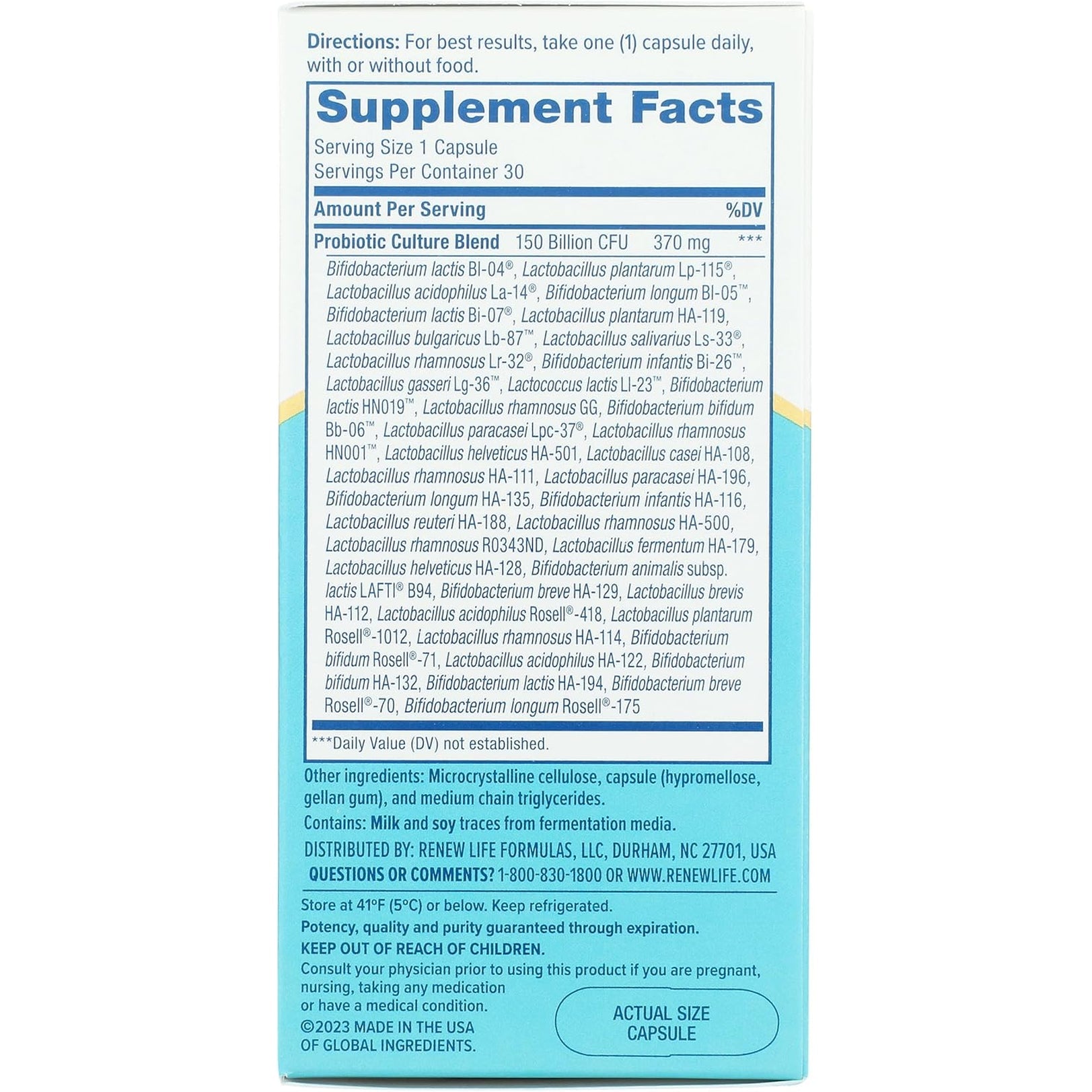 PROBIOTIC 150B ULTMT Care