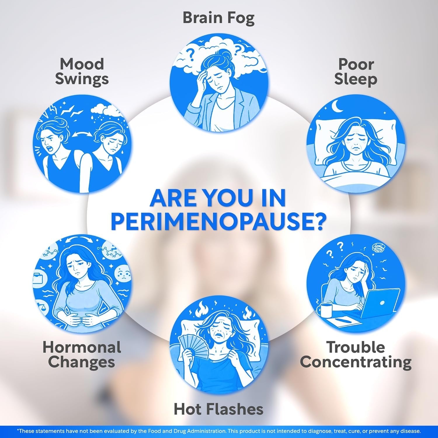 Brain Fog Supplement for Women – Memory & Focus Support for Perimenopause and Menopause – Cognitive Support with Phosphatidylserine, Cognatiq & L-Theanine – Brain Health Capsules – 60 Count