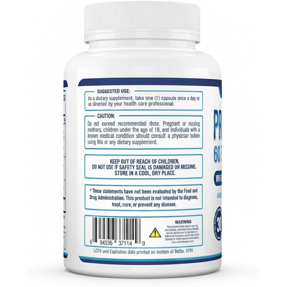 Purely Optimal Probiotics for Digestive Health, 60 Billion CFU – Delayed-Release with Digestive Enzymes & Organic Prebiotics – Bloating, Immune & Energy Support, 30 Caps