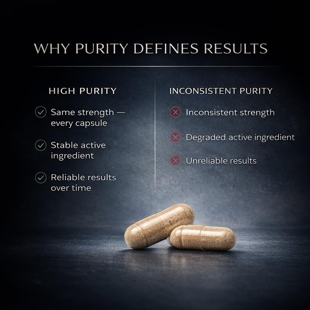Urolithin a 1000 Mg – 60 Vegan Capsules | 99%+ Pure Urolithin a Supplement | Third‑Party Tested | COA Available | Cellular Energy & Mitochondrial Support.