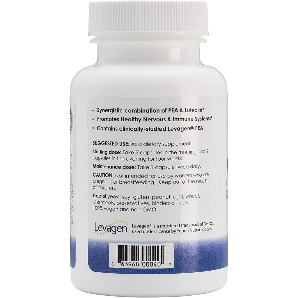 Mirica® - Pea (Palmitoylethanolamide) and Luteolin - Immune & Nervous System Support Supplement - 60 Ct