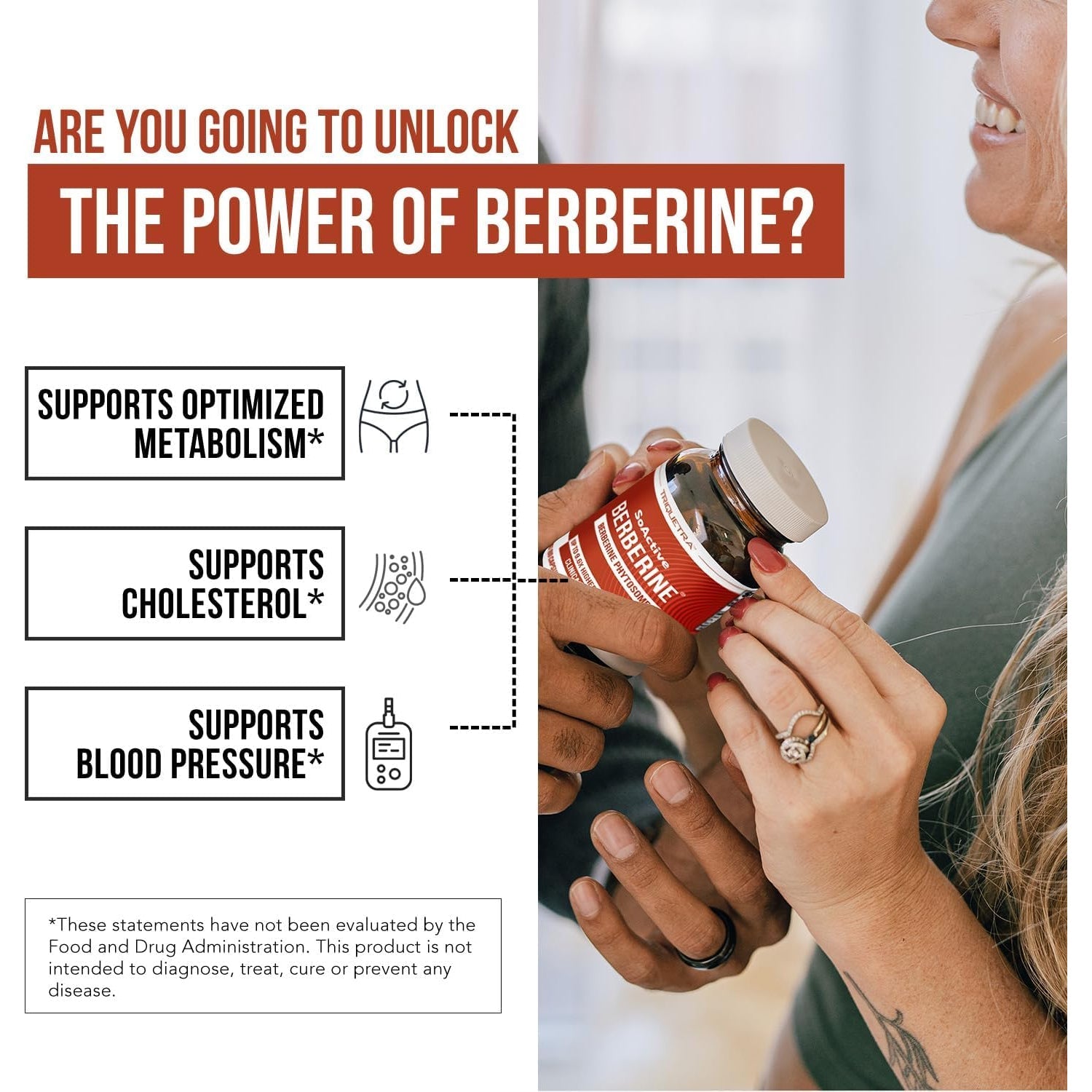 Soactive Berberine 550Mg: 9.6X Higher Absorption, Clinically Studied, Optimized Phytosome | Supports Metabolism & AMPK Activation | Non-Gmo, Soy-Free | Clinically Validated Dose | 60 Servings