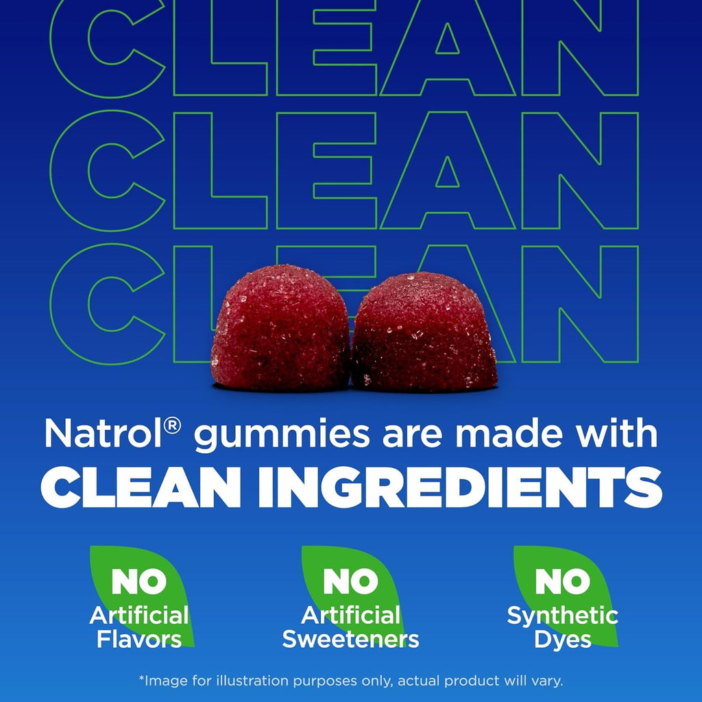 Natrol Kids Magnesium Citrate Gummies, Gently Calm and Relax Little Minds and Bodies, plus Support Healthy Muscle Relaxation and Function, 30 Razzilicious Gummies, up to a 30 Day Supply