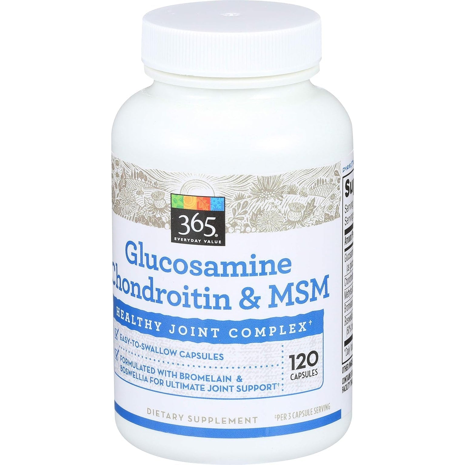 365 by Whole Foods Market, Glucosamine Chondroitin & MSM, 120 Ct