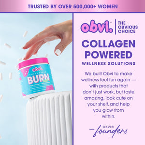 Obvi Multi Collagen Burn Fast | Hydrolyzed Collagen Peptides Types I, II, III, V, X | Keto & Gluten Free | 30 Servings