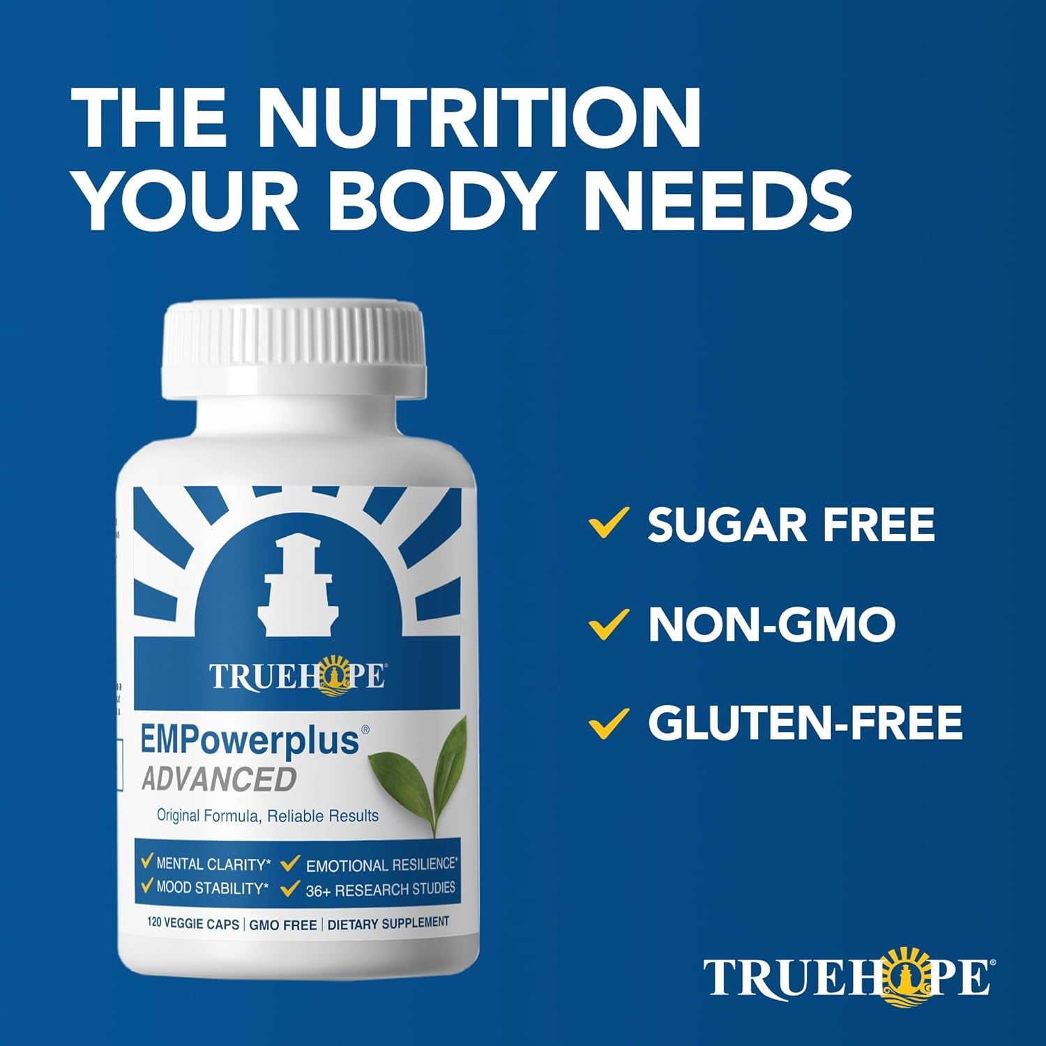 Truehope Empowerplus Advanced Multivitamin for Women & Men - Broad-Spectrum Multivitamins & Chelated Minerals | 1000% Better Absorption | 37 Research Studies & 28 Years of Success | 30 Day Supply