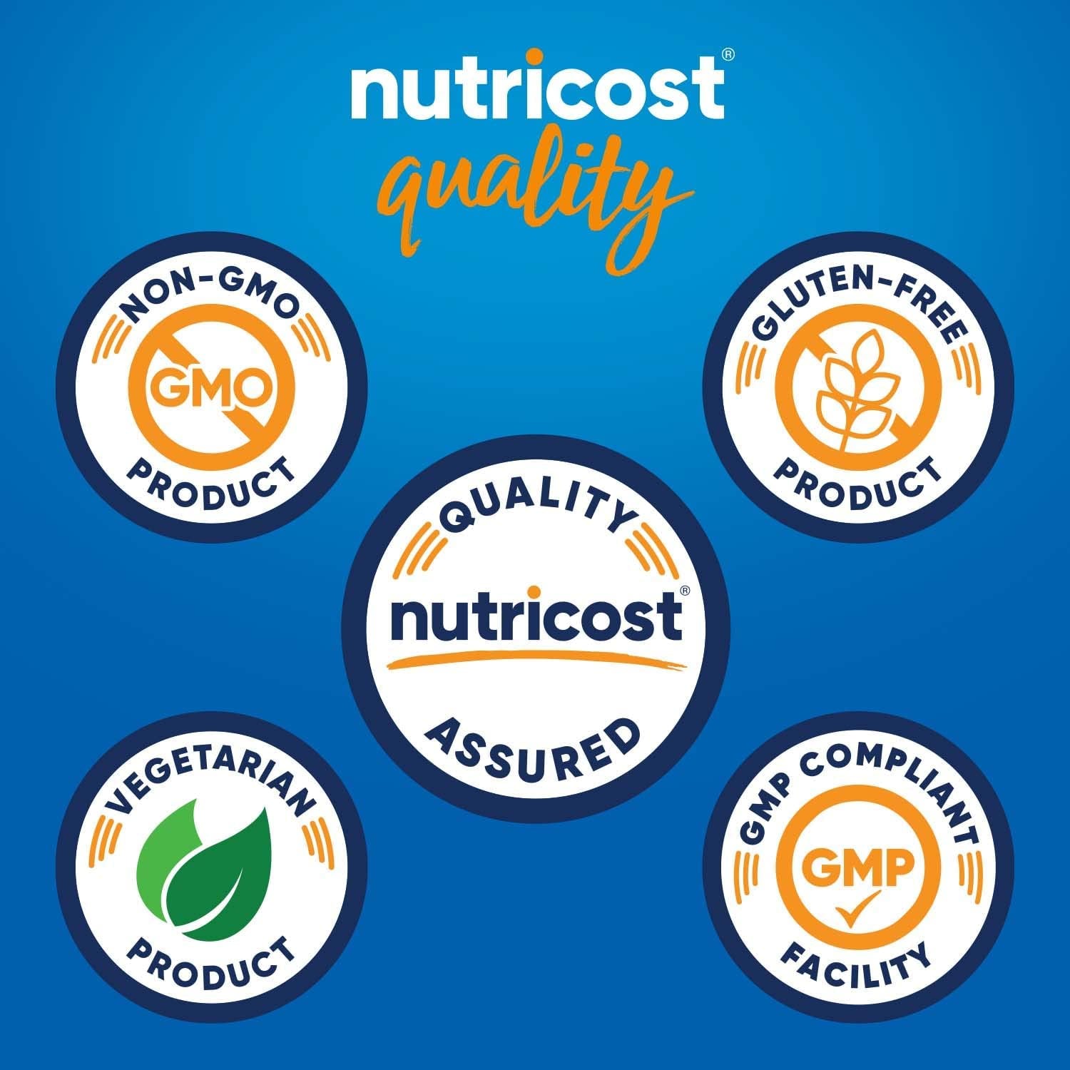 Nutricost Lactoferrin Capsules (60 Capsules, 300Mg) Third-Party Tested, Gluten-Free, Vegetarian, GMP Compliant, Non-Gmo Product - 60 Servings