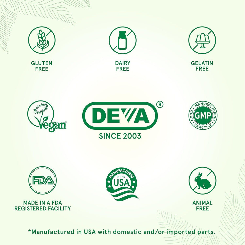 DEVA Vegan Vitamins Glucosamine Tablets, 90-Count Bottle