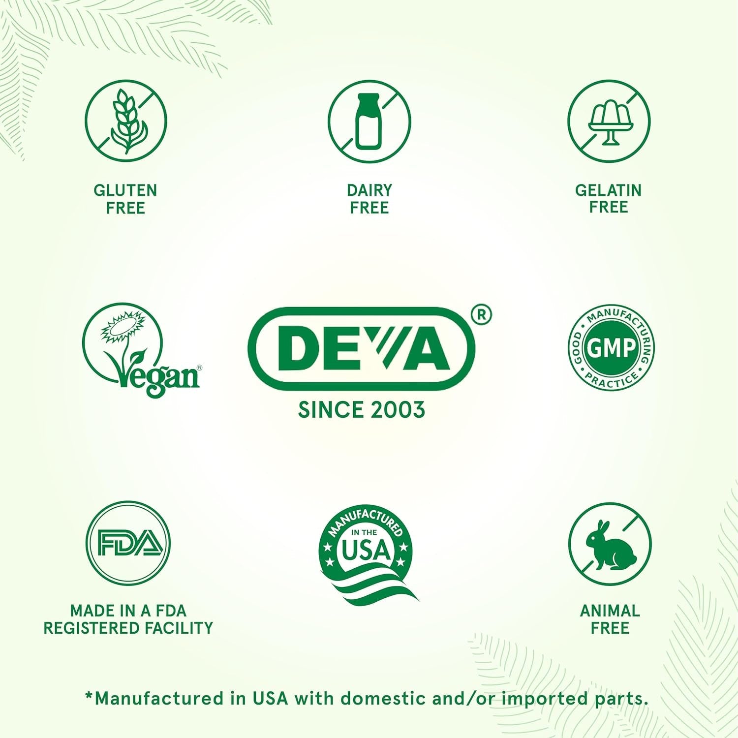 DEVA Vegan Vitamins Glucosamine Tablets, 90-Count Bottle