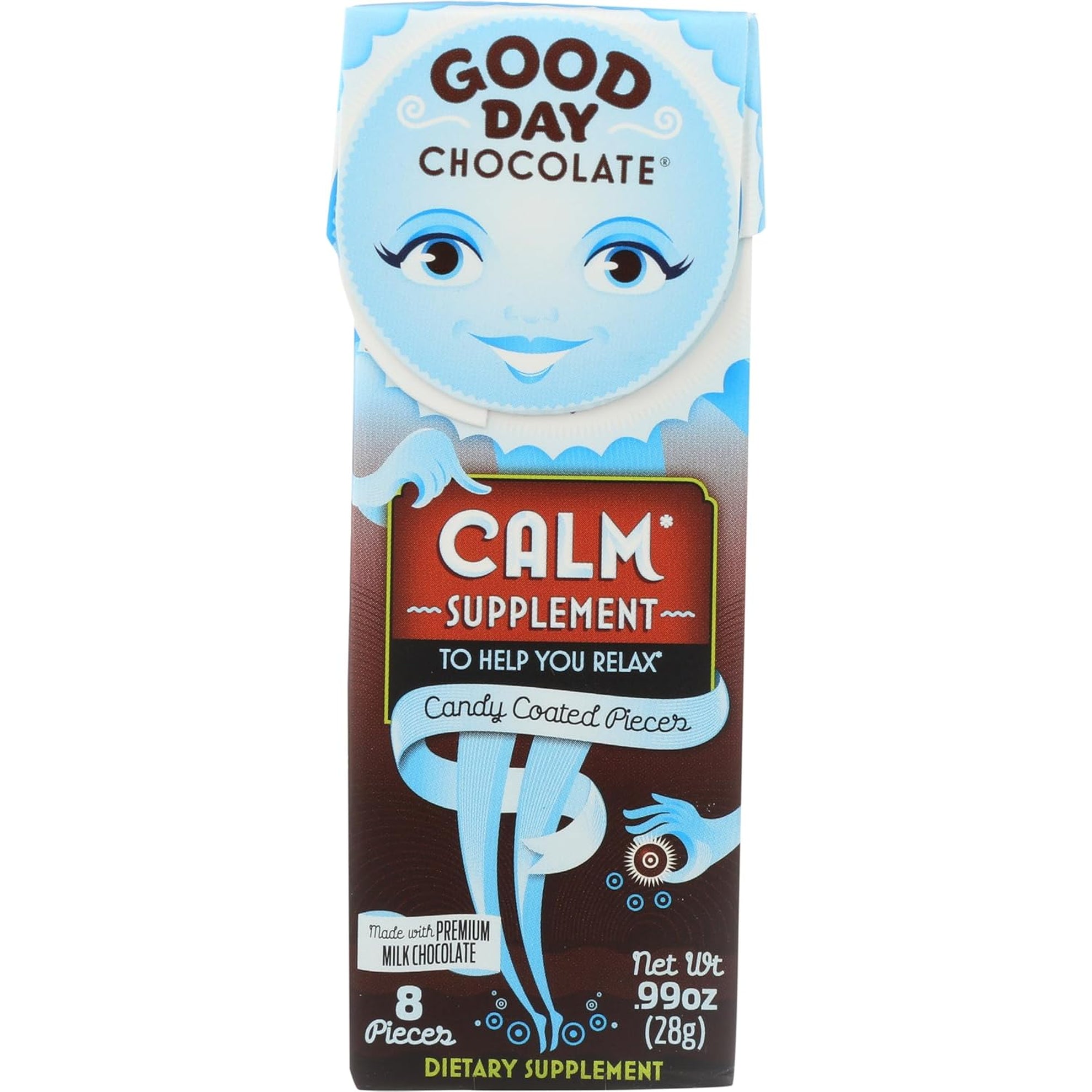 Good Day Chocolate Calm Supplement 8Ct