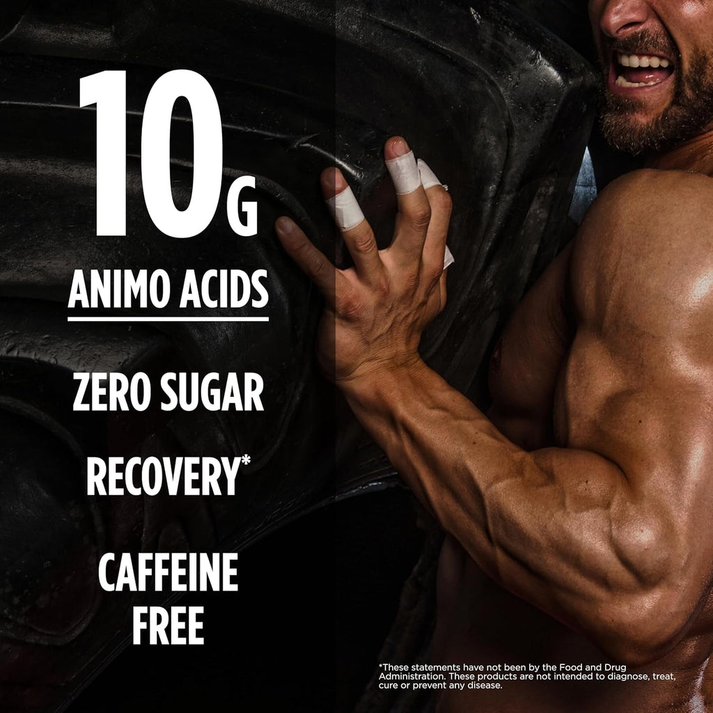 BSN Amino X Muscle Recovery & Endurance Powder, Bcaas, 10 Grams of Amino Acids, Keto Friendly, Caffeine-Free, Support Endurance, Zero Sugar, Fruit Punch, 30 Servings, 15.34 Ounce (Packaging May Vary)