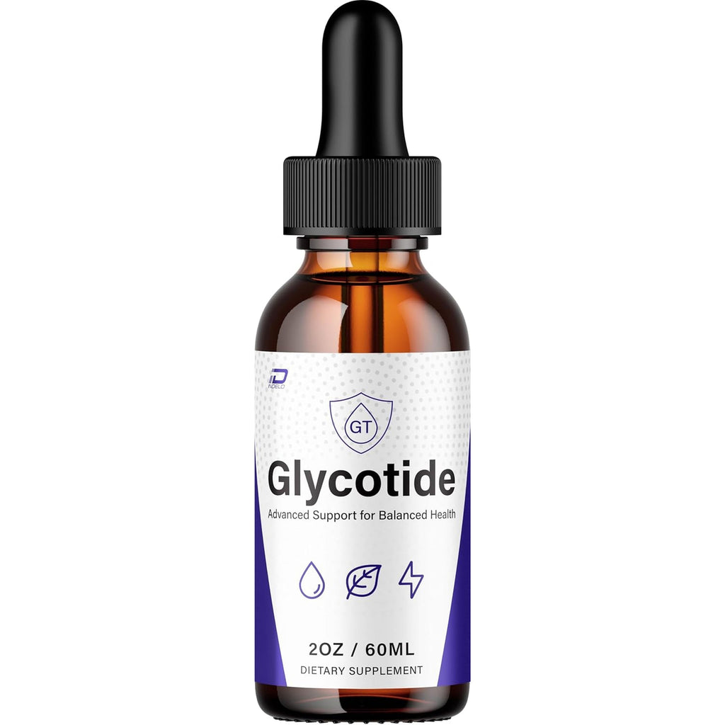Glycotide Advanced Formula – Glyco Tide Liquid Drops Natural Ingredients, Reviews - 1 Month Supply