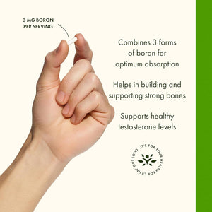 Swanson Triple Boron Complex Bone and Joint Health Mineral Supplement for Adults over 50 Seeking Optimal Absorption - Citrate, Aspartate, Glycinate (250 Capsules)