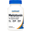 Nutricost Melatonin 3Mg, 240 Tablets - 3Mg per Serving, Non-Gmo, Gluten Free