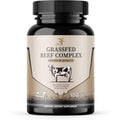 Beef Organ Supplement - Grass Fed & Pasture Raised - Total Body Wellness & Performance, Organ Complex with 3000Mg of Desiccated Beef Liver, Heart, Kidney, Pancreas, Spleen (180 Capsules)