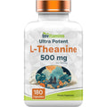 Tnvitamins L-Theanine Capsules 500 Mg per Serving, 180 Capsules | Calm Focus & Relaxation Support* | Helps Promote Stress Balance, Mental Clarity & Mood Support* | Non-Gmo, Made in USA