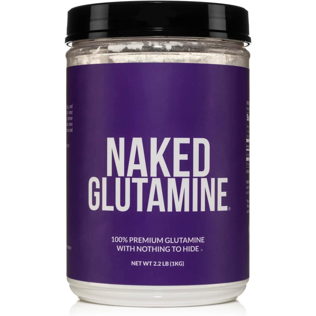 Pure L-Glutamine Made in the USA - 200 Servings - 1,000G, 2.2Lb Bulk, Vegan, Non-Gmo, Gluten and Soy Free. Minimize Muscle Breakdown & Improve Protein Synthesis. No Additives