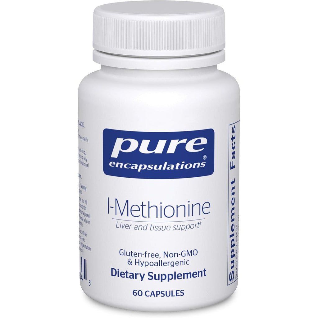 Pure Encapsulations L-Methionine | Glutathione and Amino Acid Supplement for Joints, Liver and Pancreas Support, Antioxidants, and Nervous System* | 60 Capsules