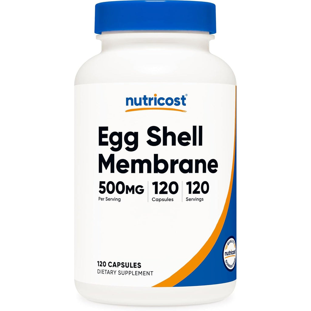 Nutricost Egg Shell Membrane, 500 MG per Serving, 120 Capsules - GMO Free, Gluten Free