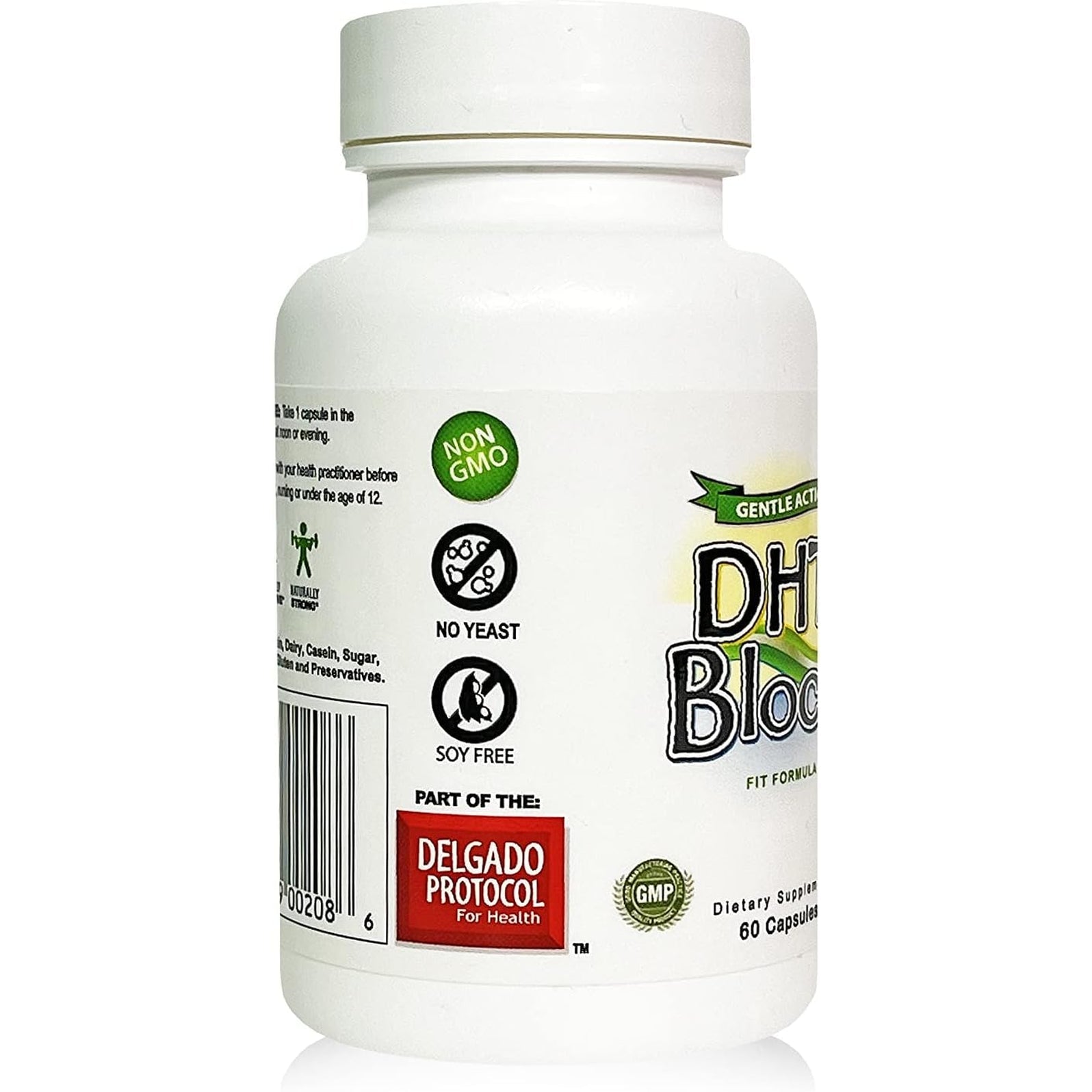 DHT Block - DHT Blocker Supplement for Skin, Acne, Hair, and Hormonal Balance. Dim, Astragalus Root, Turmeric, Natural Ingredients. for Men and Women - 60 Vegan Capsules