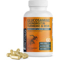 Bronson Glucosamine Chondroitin Turmeric & MSM Advanced Joint & Cartilage Formula, Supports Healthy Joints, Mobility & Cartilage - Non-Gmo, 60 Capsules