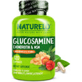 NATURELO Glucosamine Chondroitin MSM with Boswellia and Vitamin C - Supplement for Joint Comfort, Mobility, and Strength - 120 Capsules