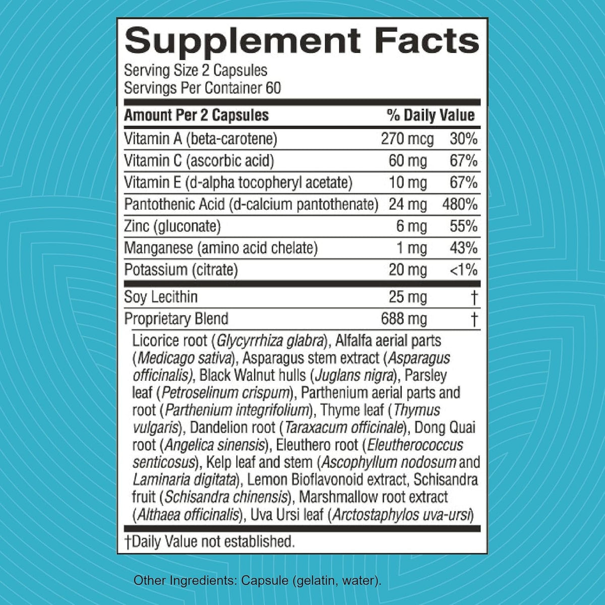 Nature'S Sunshine Master Gland, 120 Capsules | Provides Complete Nutritional Support for Every Gland in the Body, Helps Support Energy Metabolism
