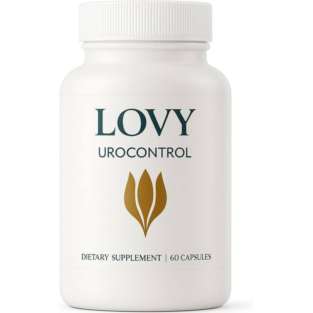 Lovy Urocontrol Capsules, Bladder Health Supplement, Maximum Strength Formula with Magnesium, Cranberry, Pumpkin Seed, Red Clover, Sea Buckthorn Fruit Powder, Non-Gmo, Gluten Free, 60 Capsules (1)
