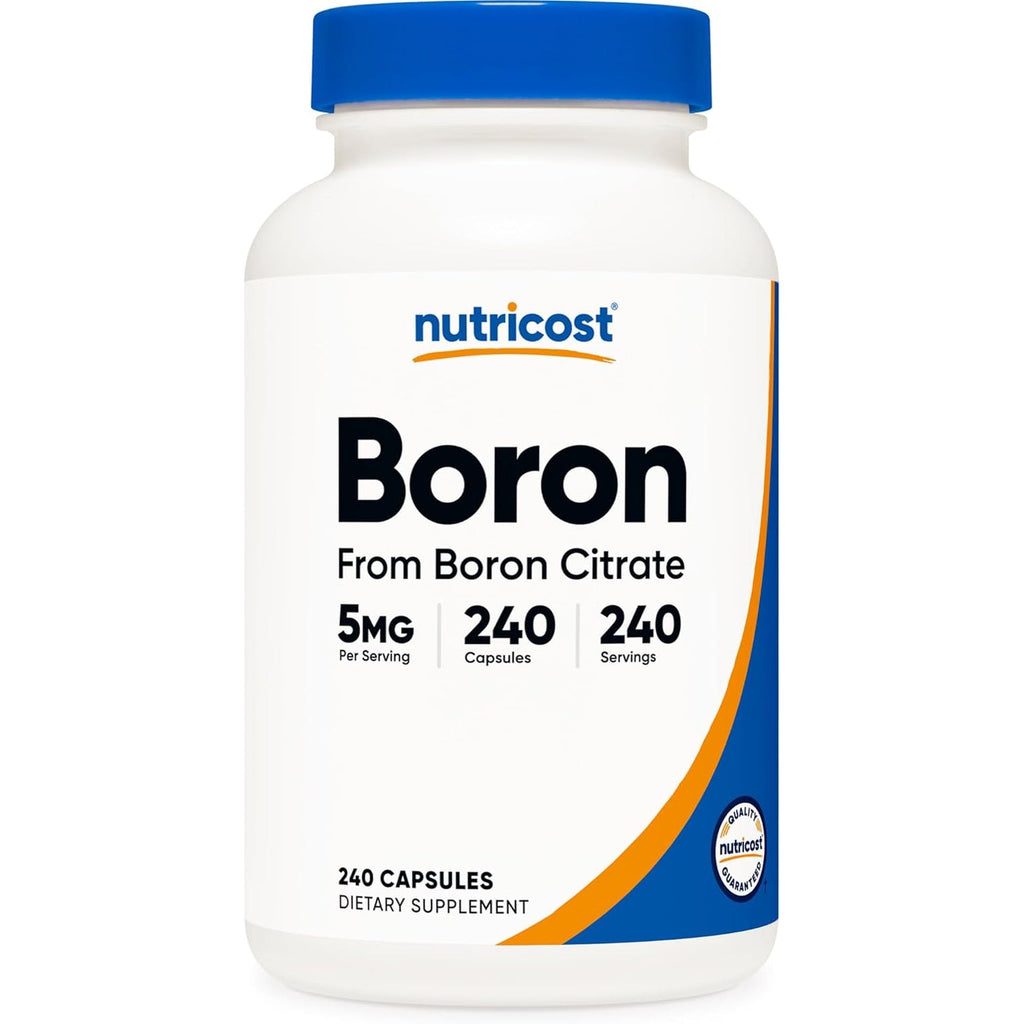 Nutricost Boron Capsules 5Mg, 240 Vegetarian Capsules - Gluten Free and Non-Gmo