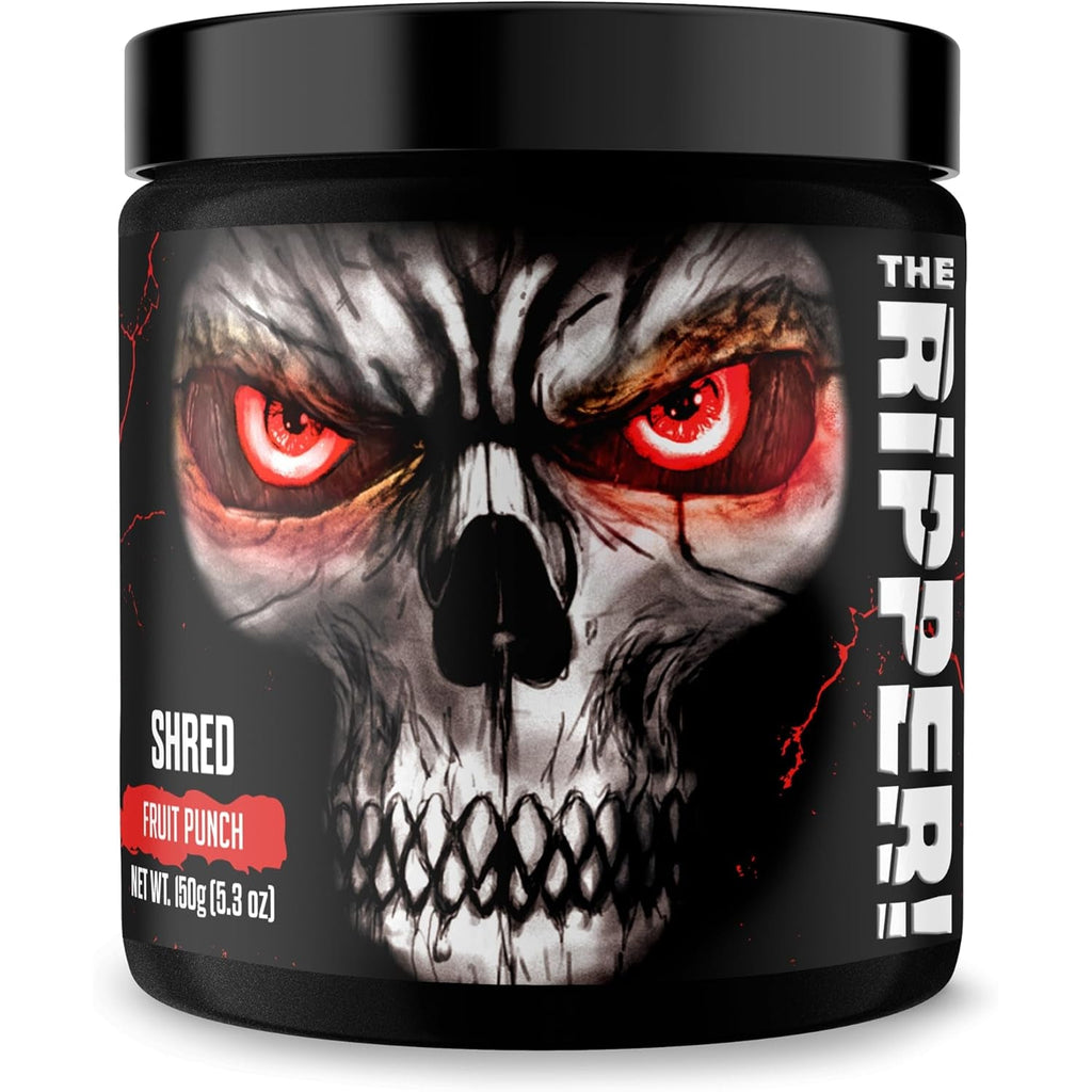 JNX SPORTS the Ripper! Fat Burner Pre Workout for Men & Women – Thermogenic Fat Burning Powder & Appetite Suppressant, Boost Energy & Endurance – Fruit Punch, 30 Servings