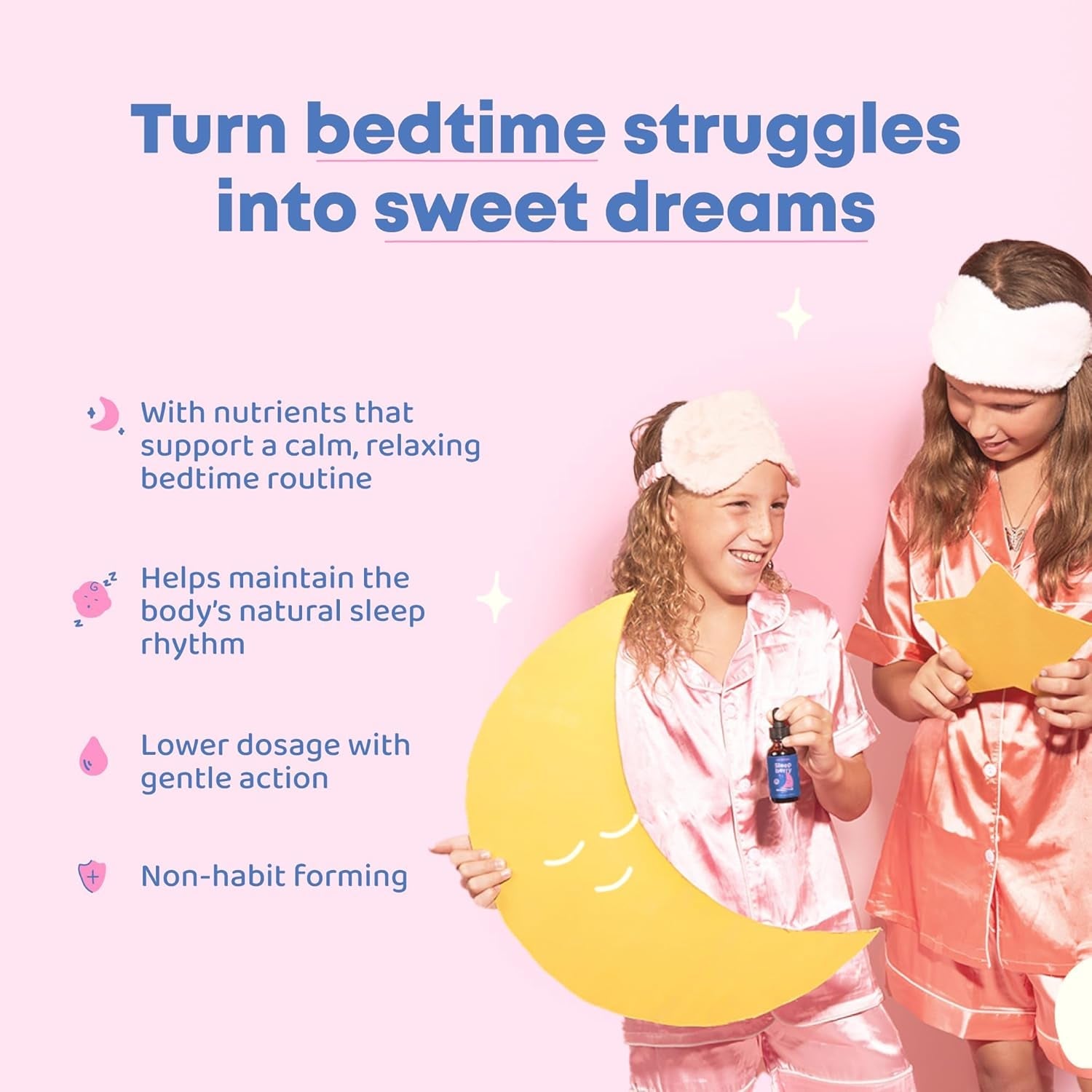 Joyspring Melatonin 1MG for Kids | 5HTP & L-Theanine – Sugar-Free Liquid Melatonin for Kids & Teens – Child-Friendly Sleep Supplement (1 Fl Oz)
