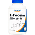 Nutricost L-Tyrosine 500Mg, 180 Capsules - Gluten Free & Non-Gmo