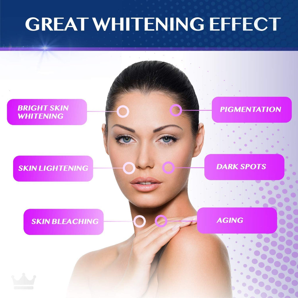 Glutathione Whitening Pills - 120 Capsules 2000Mg Glutathione - Effective Skin Lightening Supplement - Dark Spots, Melasma & Acne Scar Remover, Hyperpigmentation Treatment - Anti-Aging Antioxidant