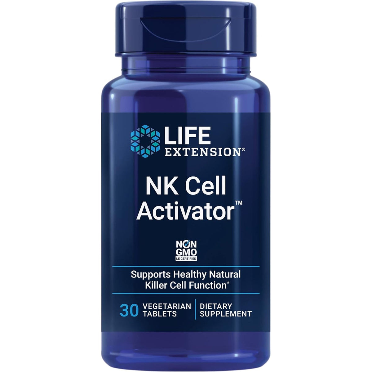 Life Extension NK Cell Activator™, Immune Support, Natural Killer Cell Activity, Enzymatically Modified Rice Bran, Non-Gmo, Vegetarian, 30 Tablets