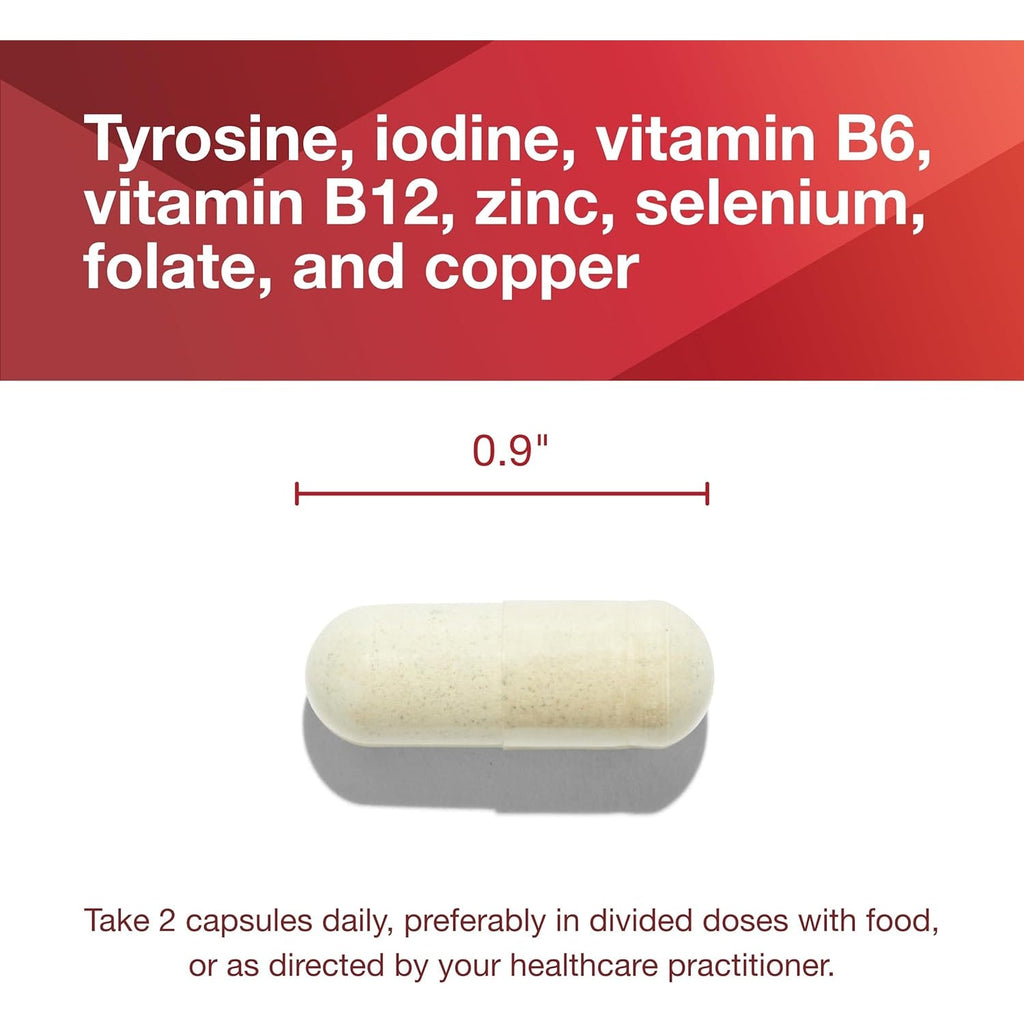 PROTOCOL for LIFE BALANCE Ortho Thyroid - Supports Healthy Thyroid Function* - with Ashwagandha, Zinc & Selenium - Non-Gmo & Kosher - 90 Veg Capsules
