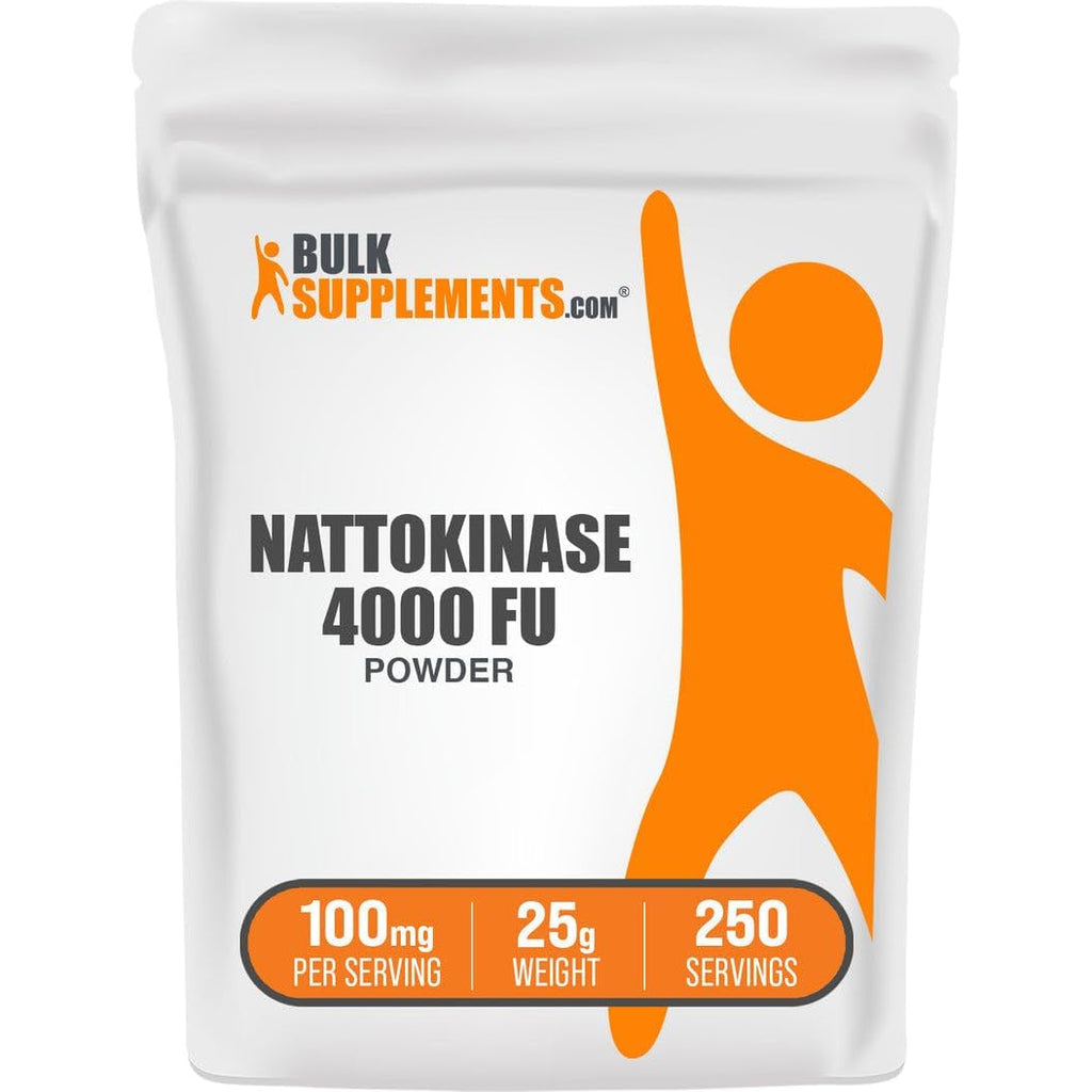 Bulksupplements.Com Nattokinase Powder - Natto Powder, Nattokinase Supplement, Nattokinase 4000 FU - Sourced from Natto Extract, 100Mg per Serving, 25G (0.88 Oz) (Pack of 1)