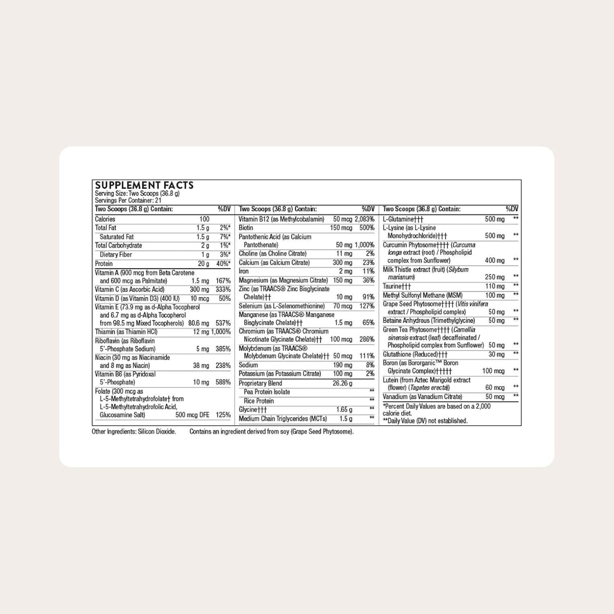 THORNE - Mediclear plus - Rice & Pea Protein Powder Supplement with a Complete Multi-Vitamin & Mineral Profile - Support for an Elimination or Detox Program* - Third-Party Certified - 21 Servings