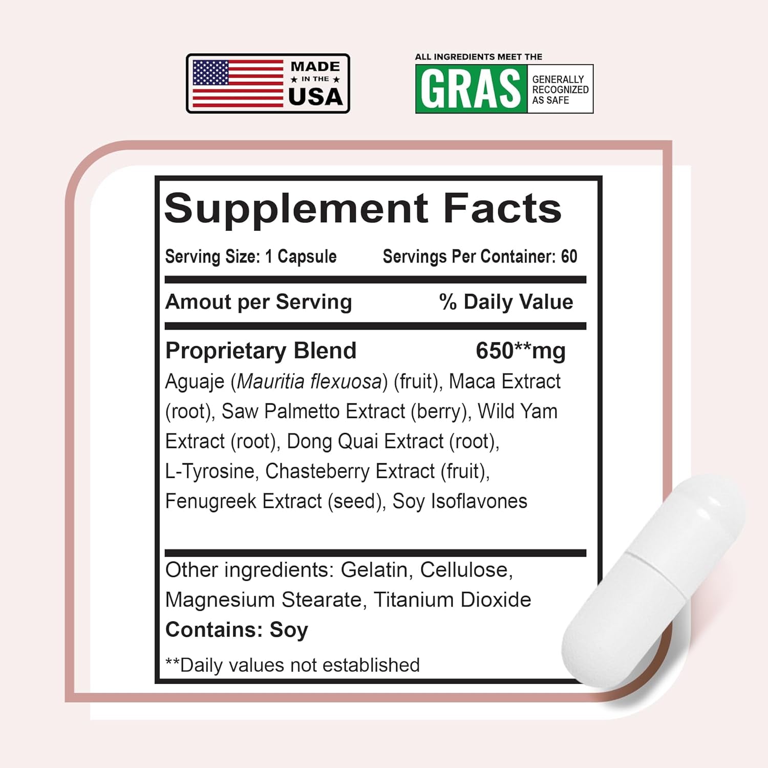 Isosensuals Curve Butt Enhancement Pills - Bum Bum Booty Pills for Bigger Butt. 60 Easy to Swallow Capsules
