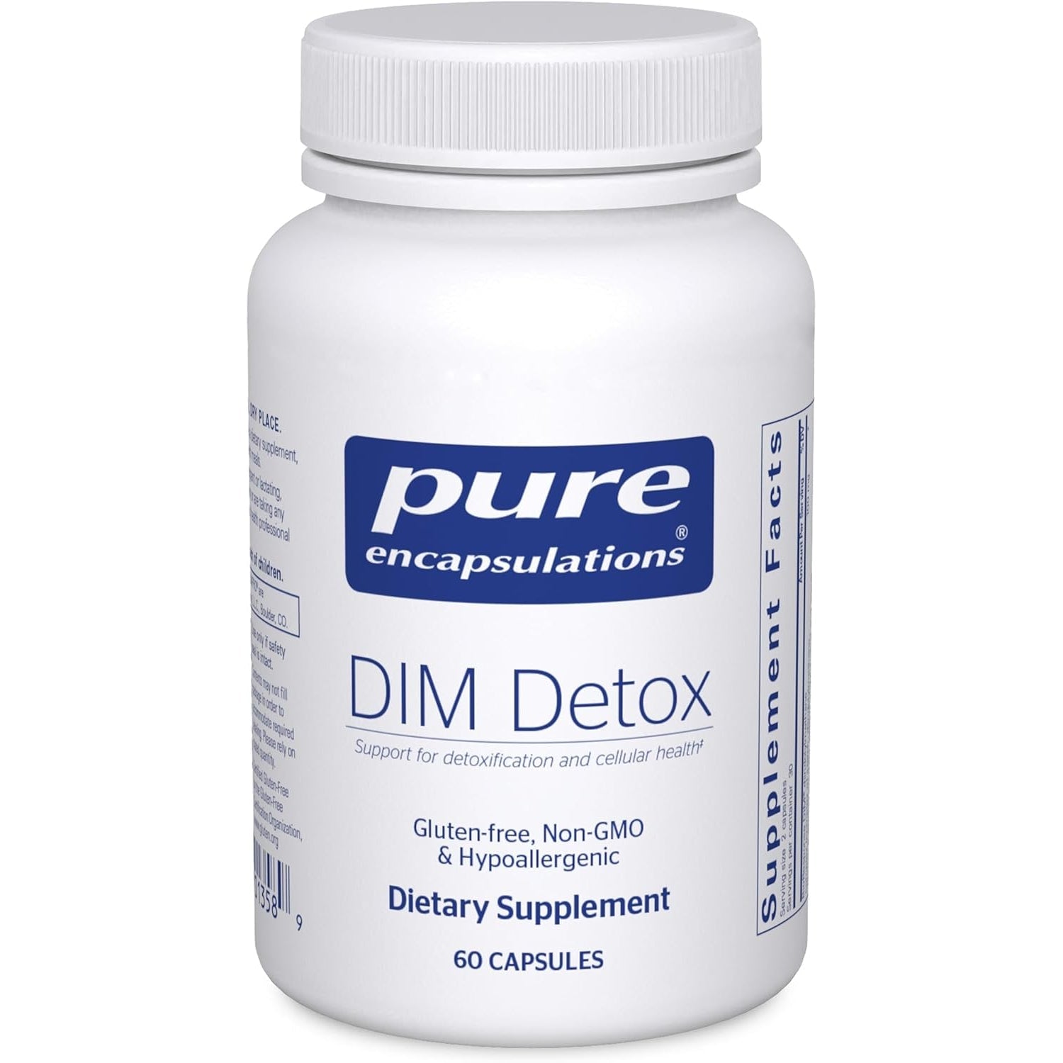 Pure Encapsulations DIM Detox | Supplement Support for Detoxification and Cellular Health* | 60 Capsules