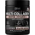 Zeal Naturals Multi Collagen Protein Peptides Powder Types I II III V X - Vitamin C, Biotin & Hyaluronic Acid - Hair, Skin & Nails - Marine, Bovine, Chicken & Eggshell - Unflavored, 45 Servings