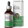 Horbaach Scullcap Herb Tincture | 2 Fl Oz | Liquid Extract Drops | Scutellaria Lateriflora | Alcohol Free, Vegetarian | Super Concentrated Supplement | Non-Gmo & Gluten Free