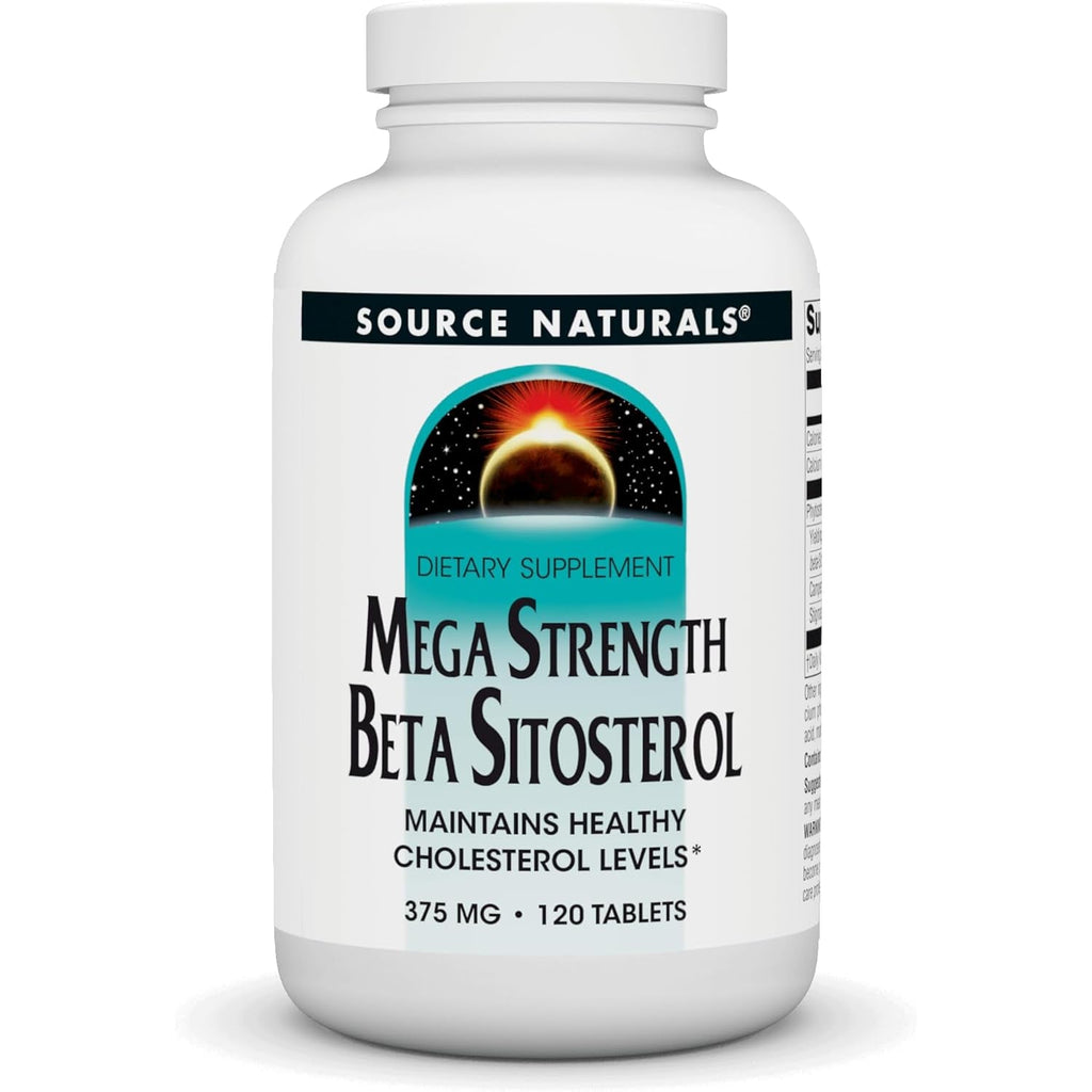 Source Naturals Mega Strength Beta Sitosterol 375Mg - 120 Tablets