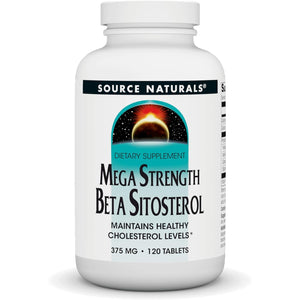 Source Naturals Mega Strength Beta Sitosterol 375Mg - 120 Tablets