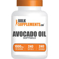 Bulksupplements.Com Avocado Oil 1000Mg Softgels - Avocado Oil Supplement, Avocado Oil Capsules, Avocado Oil Pills - Gluten Free & Soy Free, 1 Avocado Oil Softgel per Serving, 240 Softgels